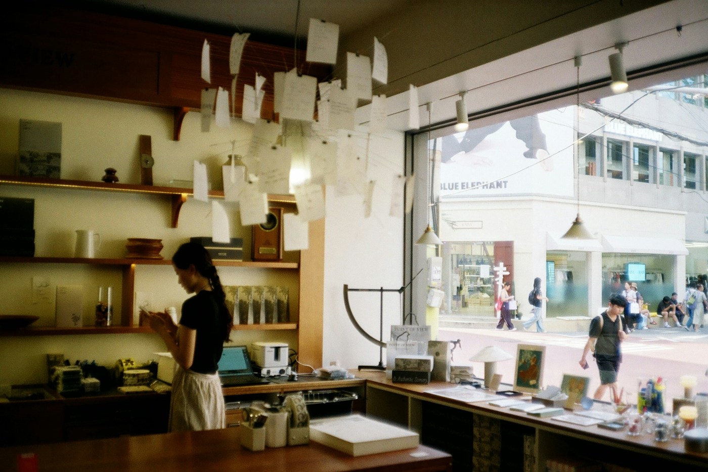 Illustrative Seoul retail interior; ask the store whether it participates and which refund route applies.
