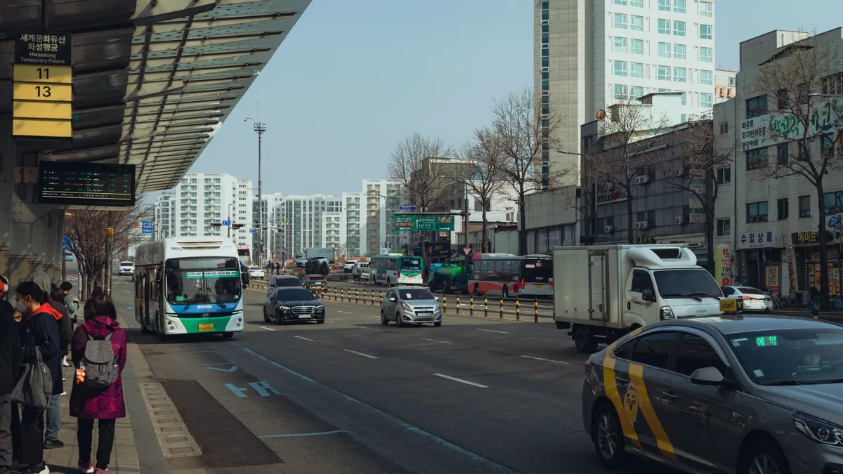 Taxis in Korea: Kakao T, International Taxi and Street Hailing — editorial photo